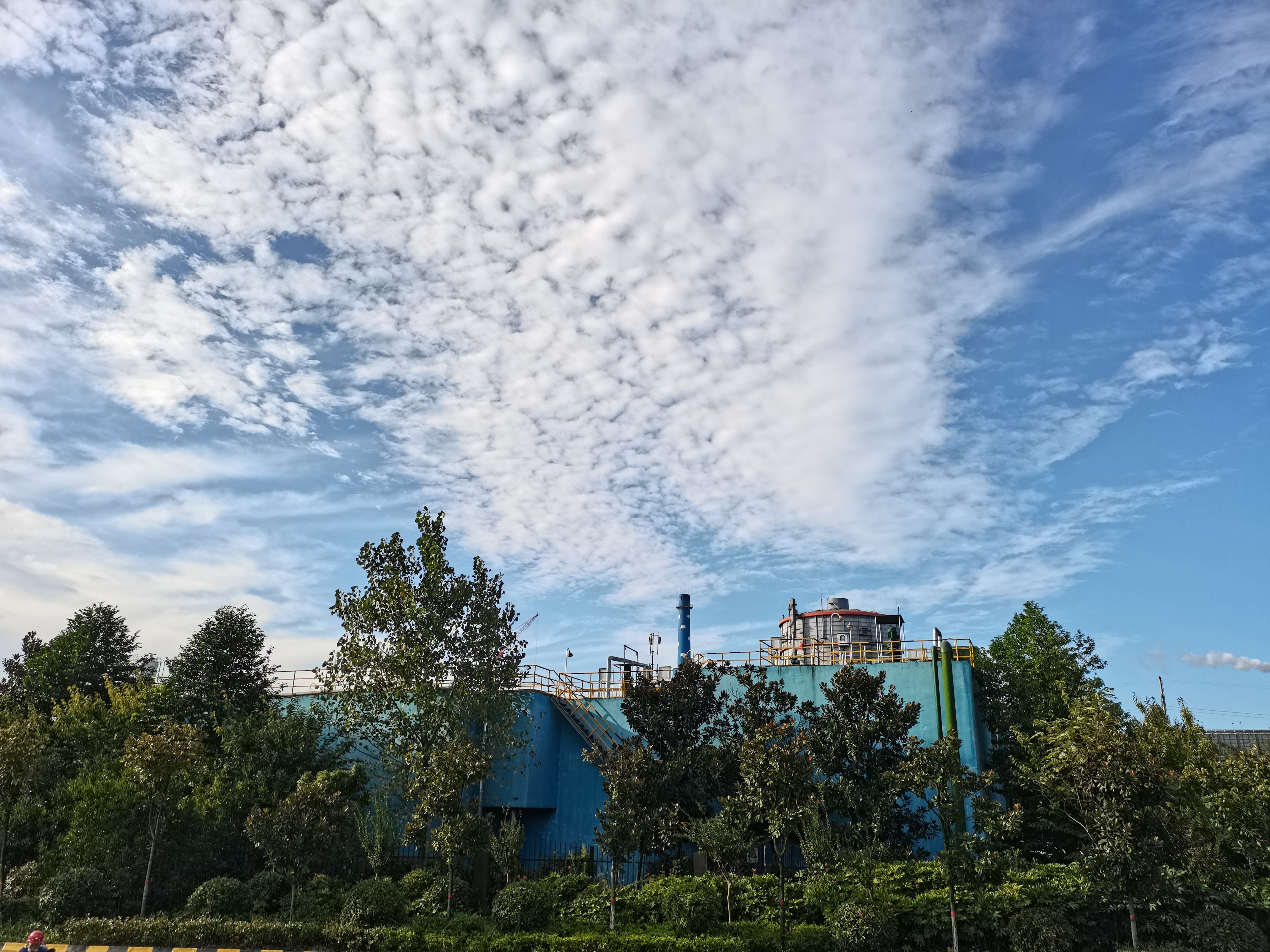 当中秋遇上汉钢蓝