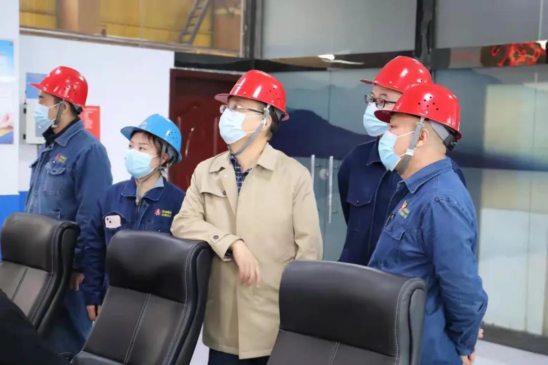 王红章一行到公司调研指导铁前系统工作