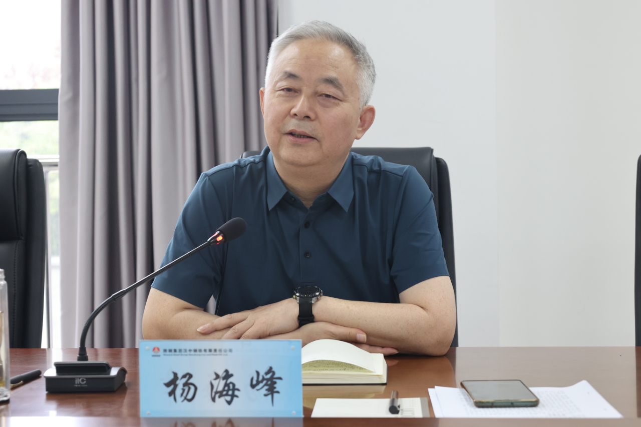 杨海峰到汉钢公司调研指导工作 杨海峰到汉钢公司调研指导工作