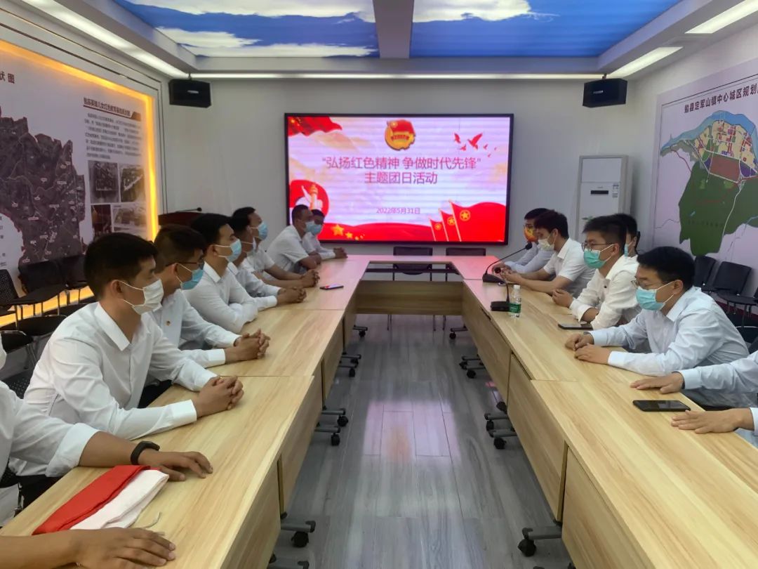 公司团委组织开展“弘扬红色精神，争做时代先锋”主题团日活动