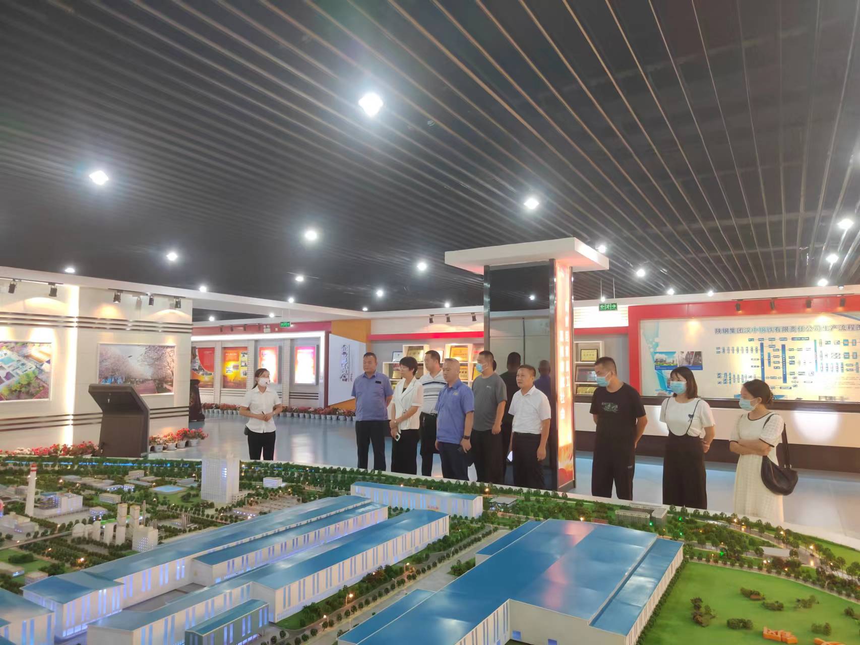 汉中市文旅局副局长郭棉到公司检查国家4A级旅游景区创建工作