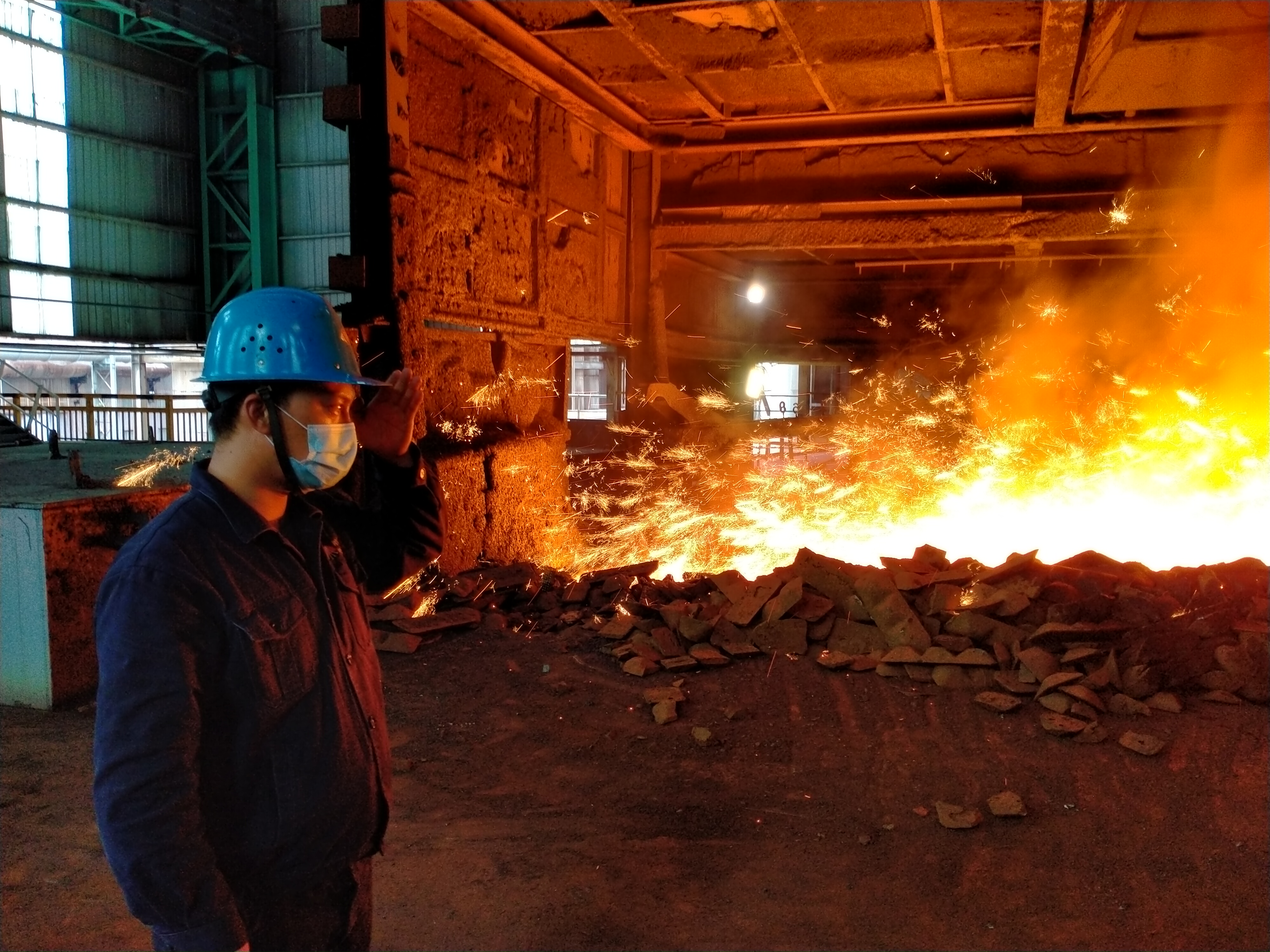 守护铁水质量的“铁前护卫”