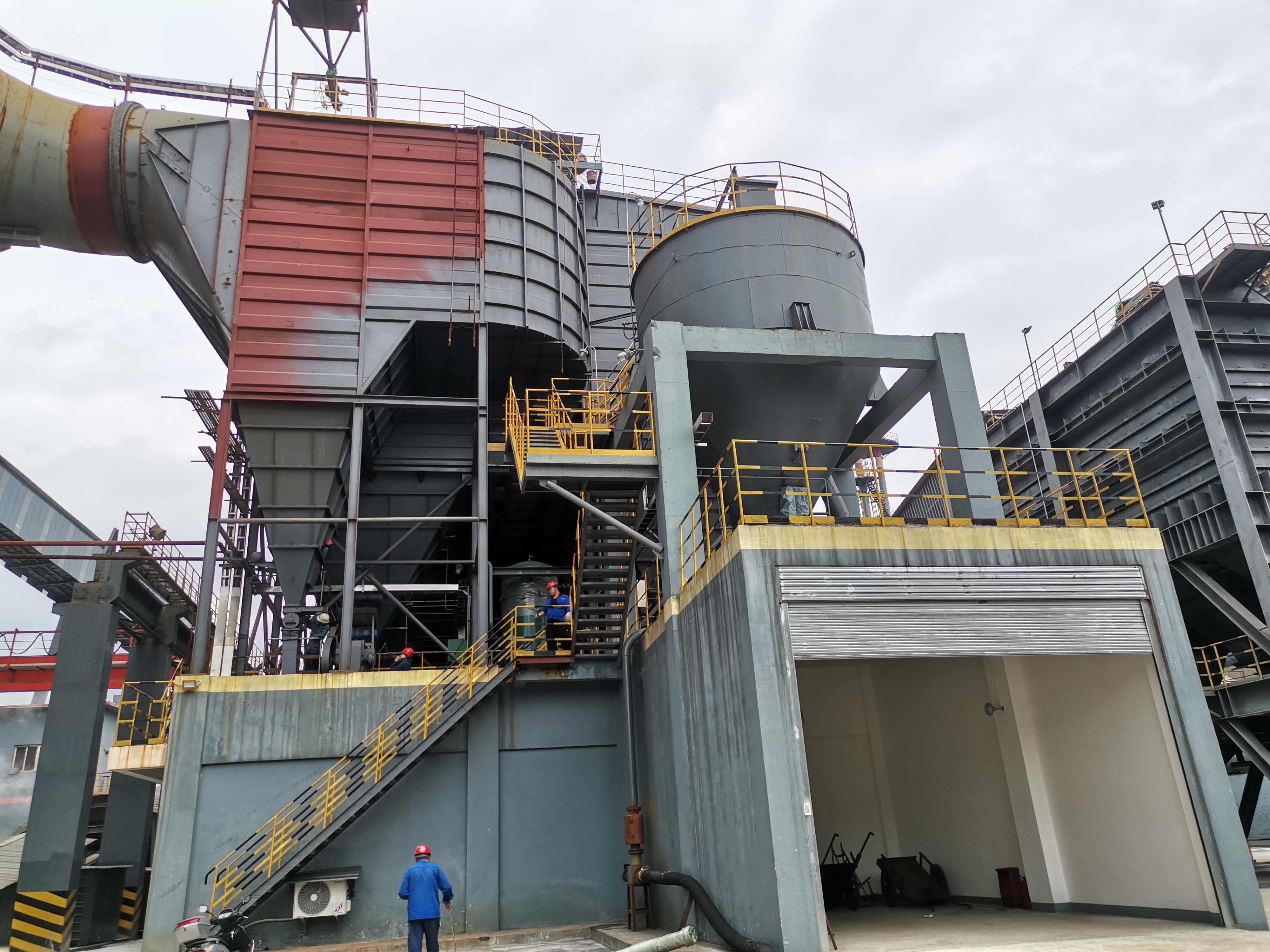 汉钢公司1#高炉炉前除尘项目正式投运