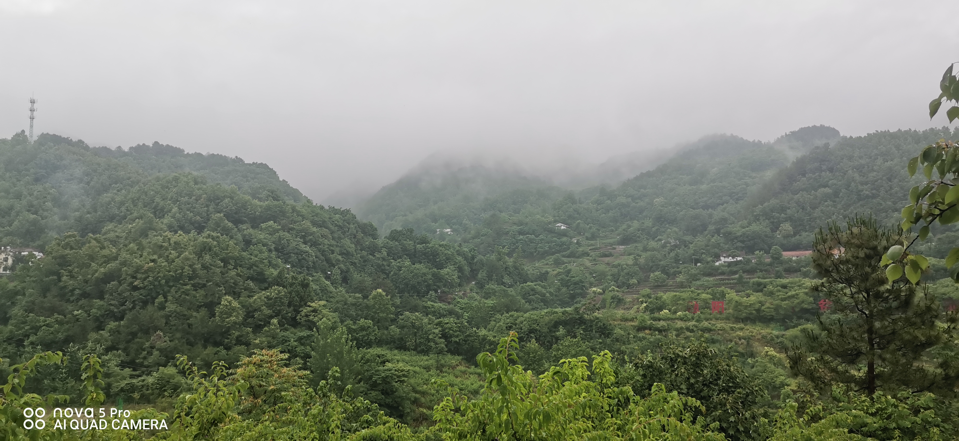 天荡山深秋雨后语