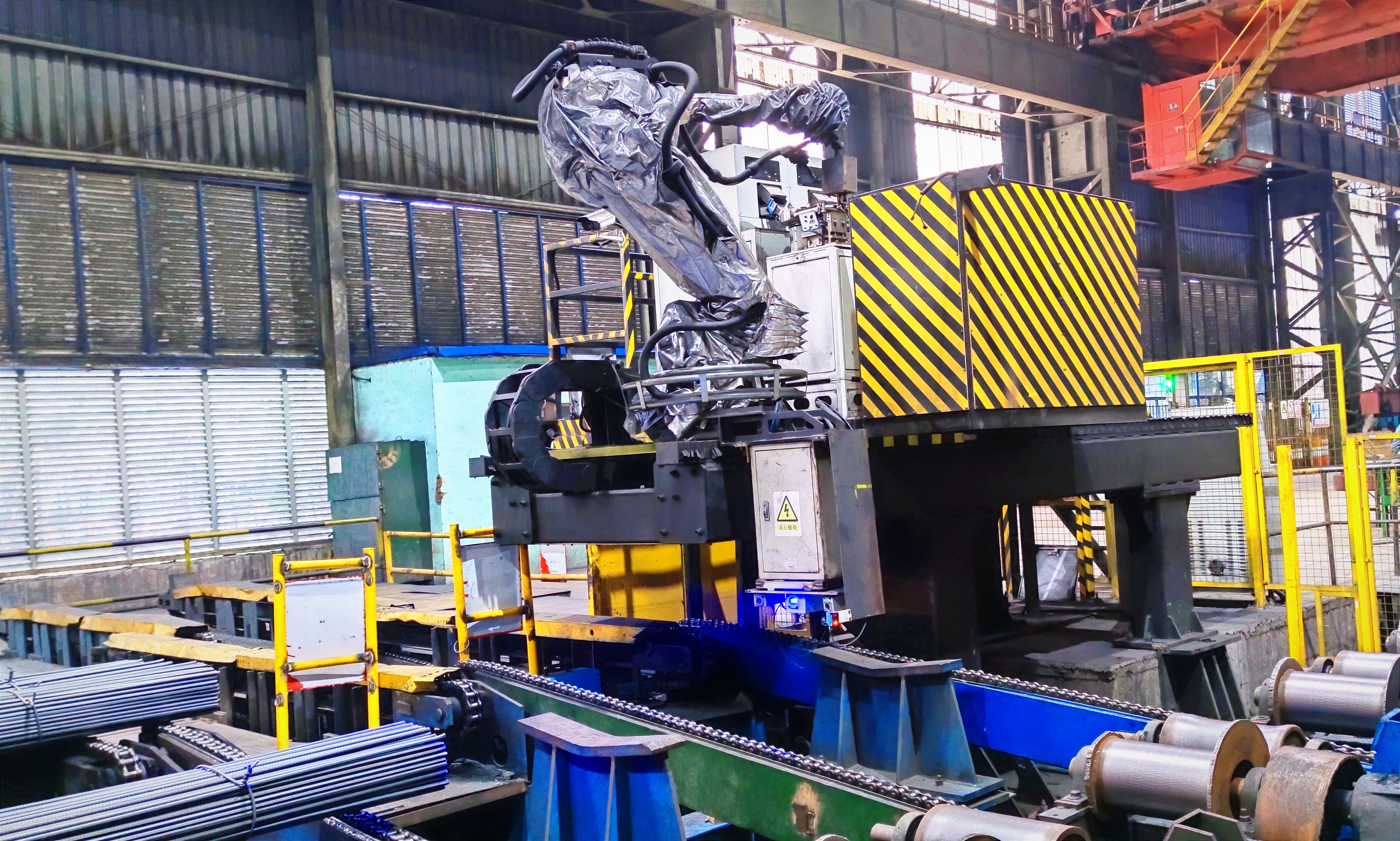 点赞！汉钢公司玩转“3D”机器人