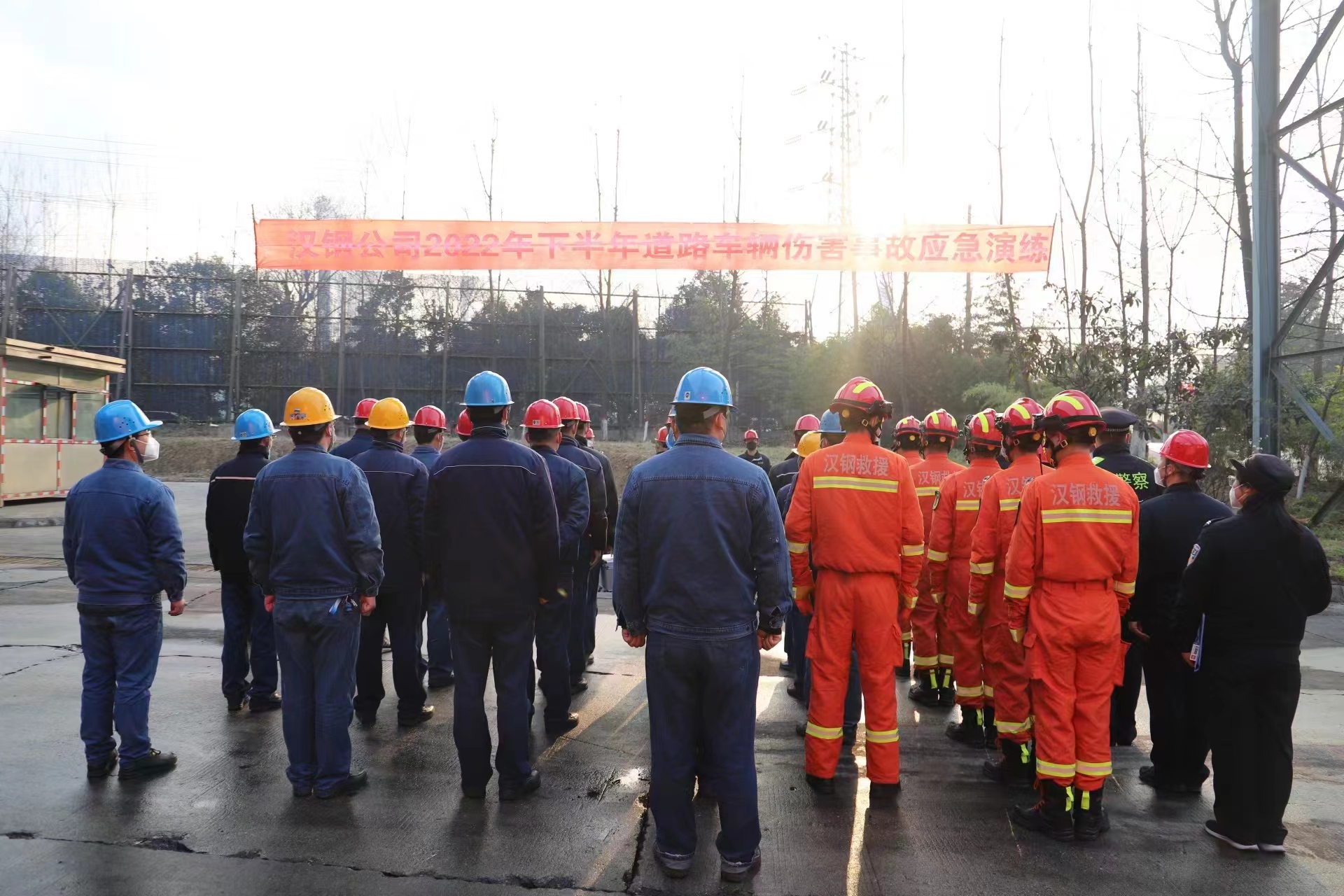 以练为战砺尖兵！汉钢公司开展车辆伤害事故应急演练