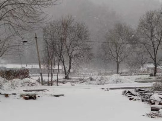 雪落村庄是乡愁
