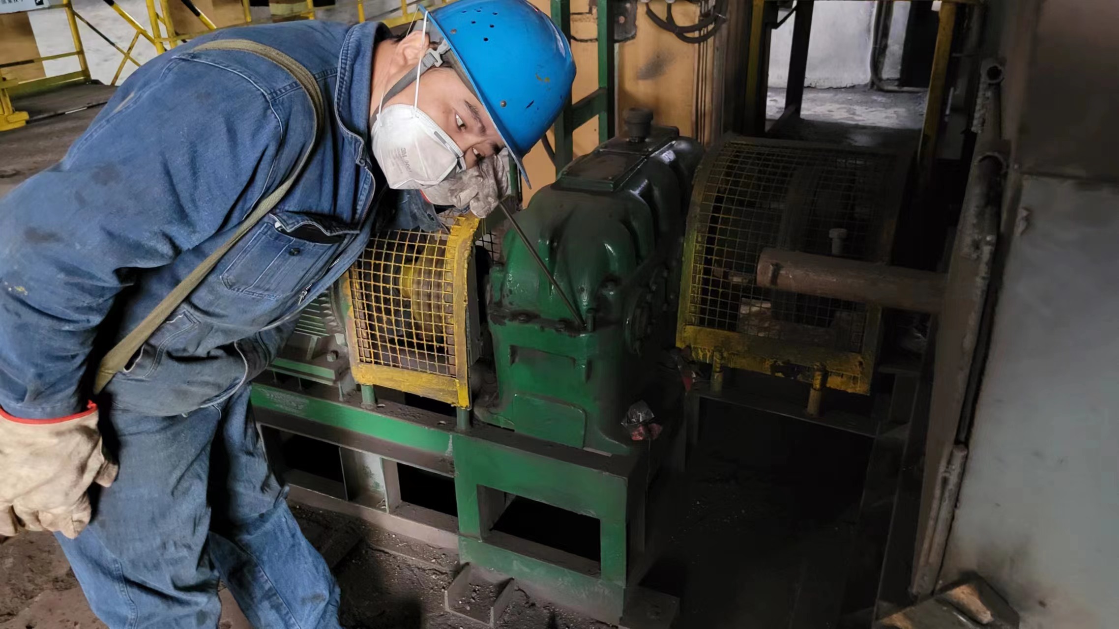 节后一天 干劲十足“满格电”