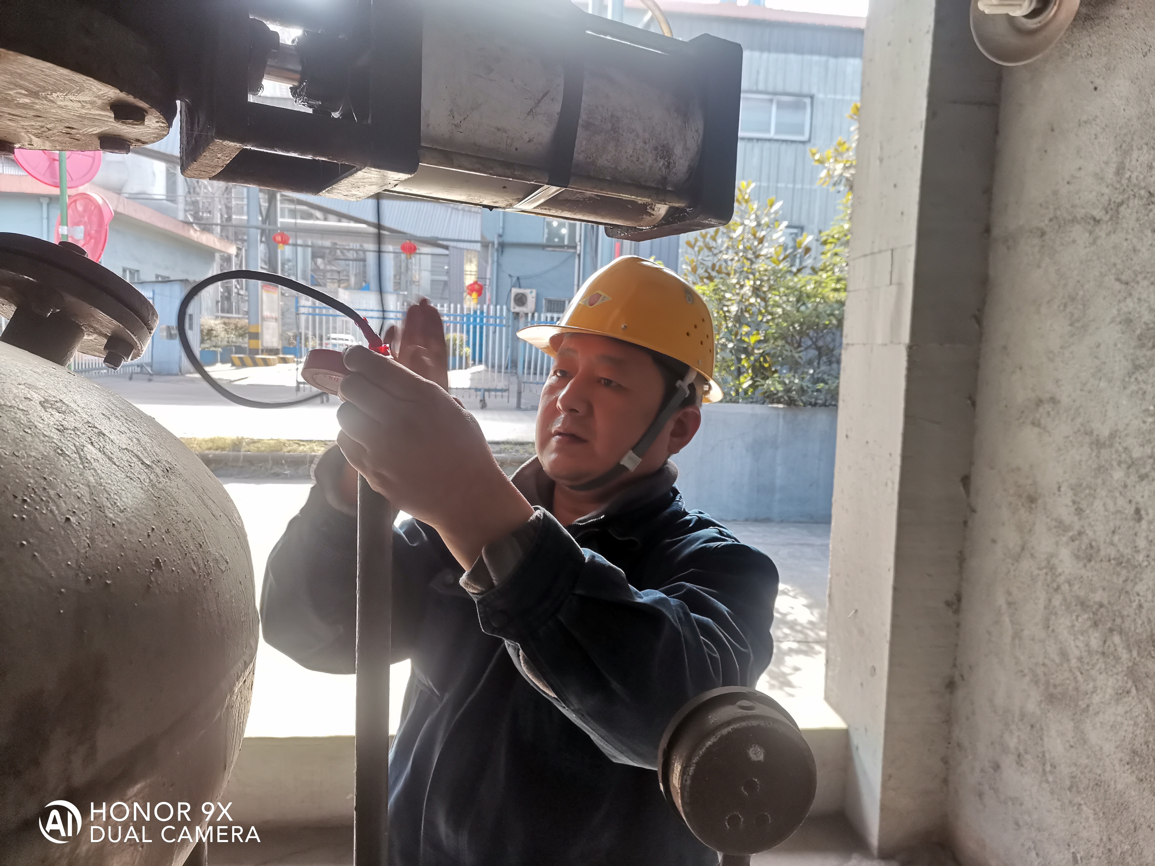 节后一天 干劲十足“满格电”