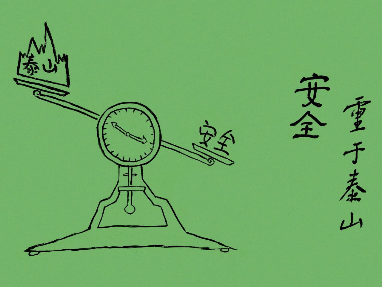 “青”说安全  看轧钢厂轧机装配团支部的漫画展