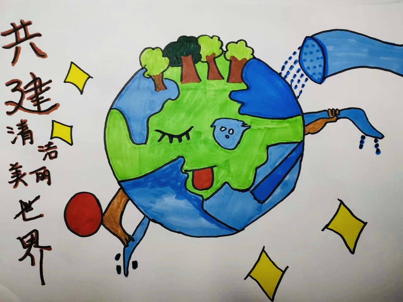 “绘”出绿色 “画”说低碳