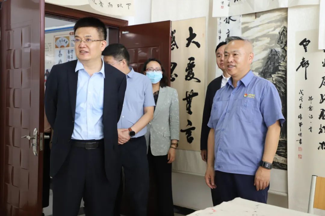 中国职工之家党委书记王东昱一行到公司调研指导职工之家建设工作