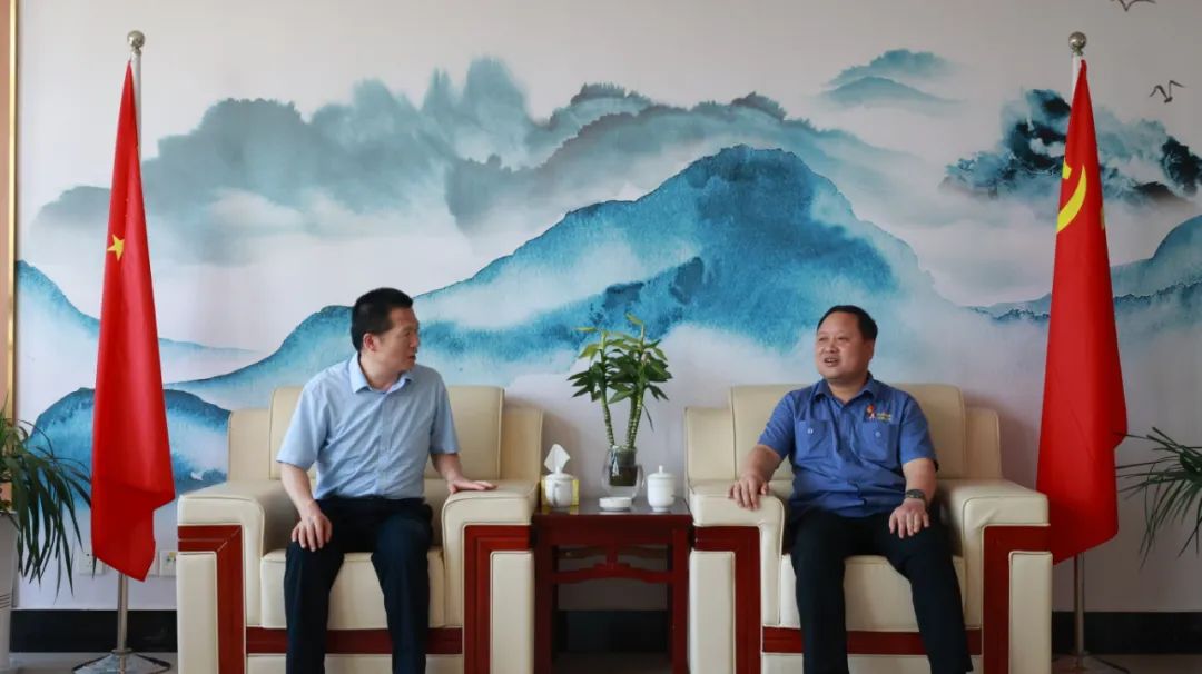 汉中市检察院副检察长饶猛一行到公司调研座谈