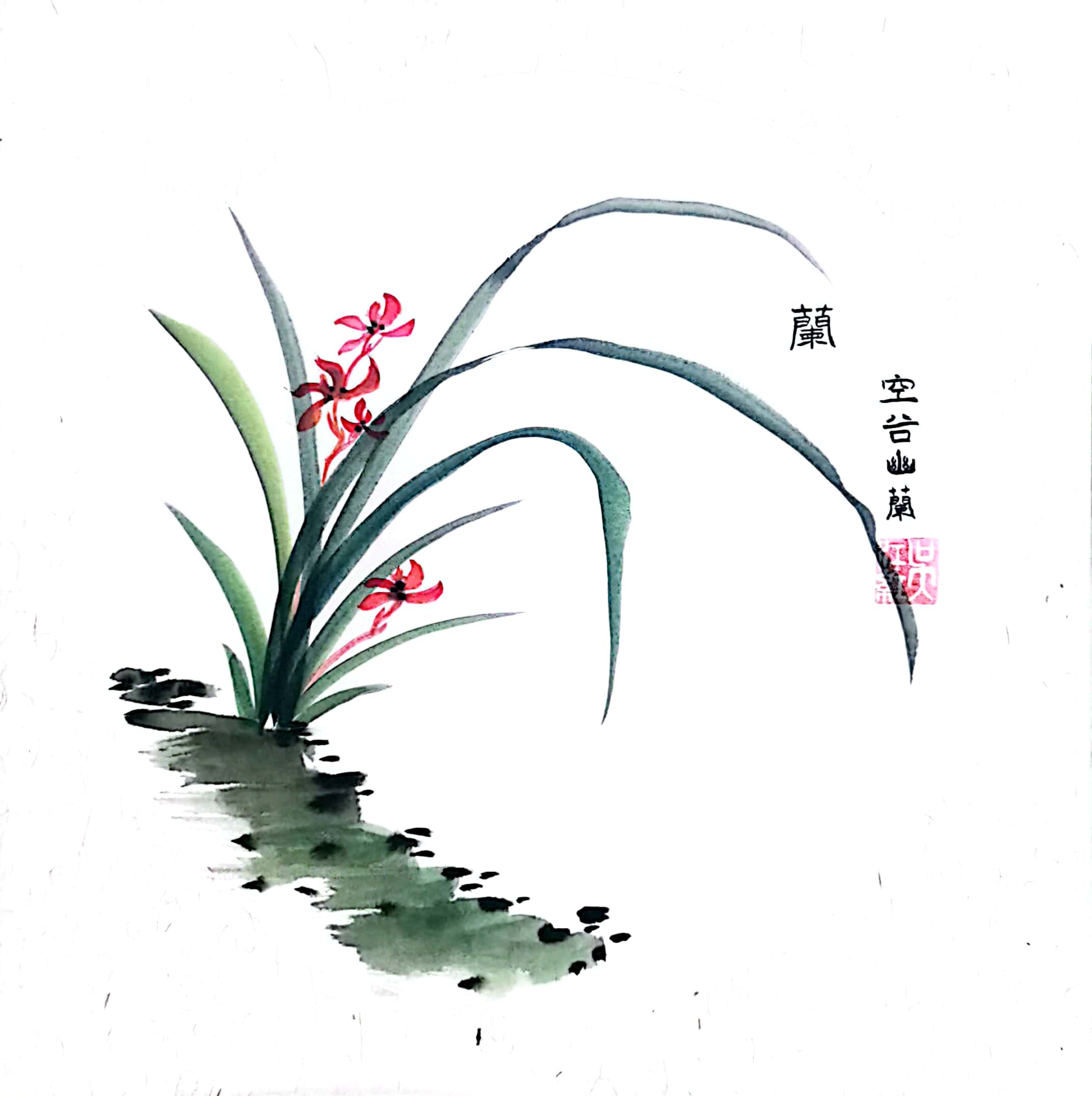 画“梅兰竹菊”君子气节 扬干净清爽廉洁之风 画“梅兰竹菊”君子气节 扬干净清爽廉洁之风