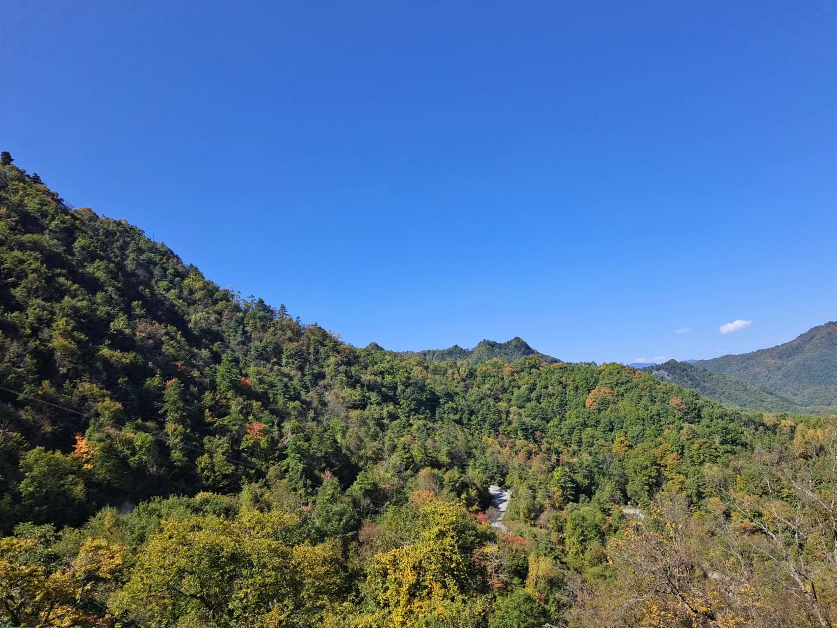 留坝大山里的深秋 留坝大山里的深秋