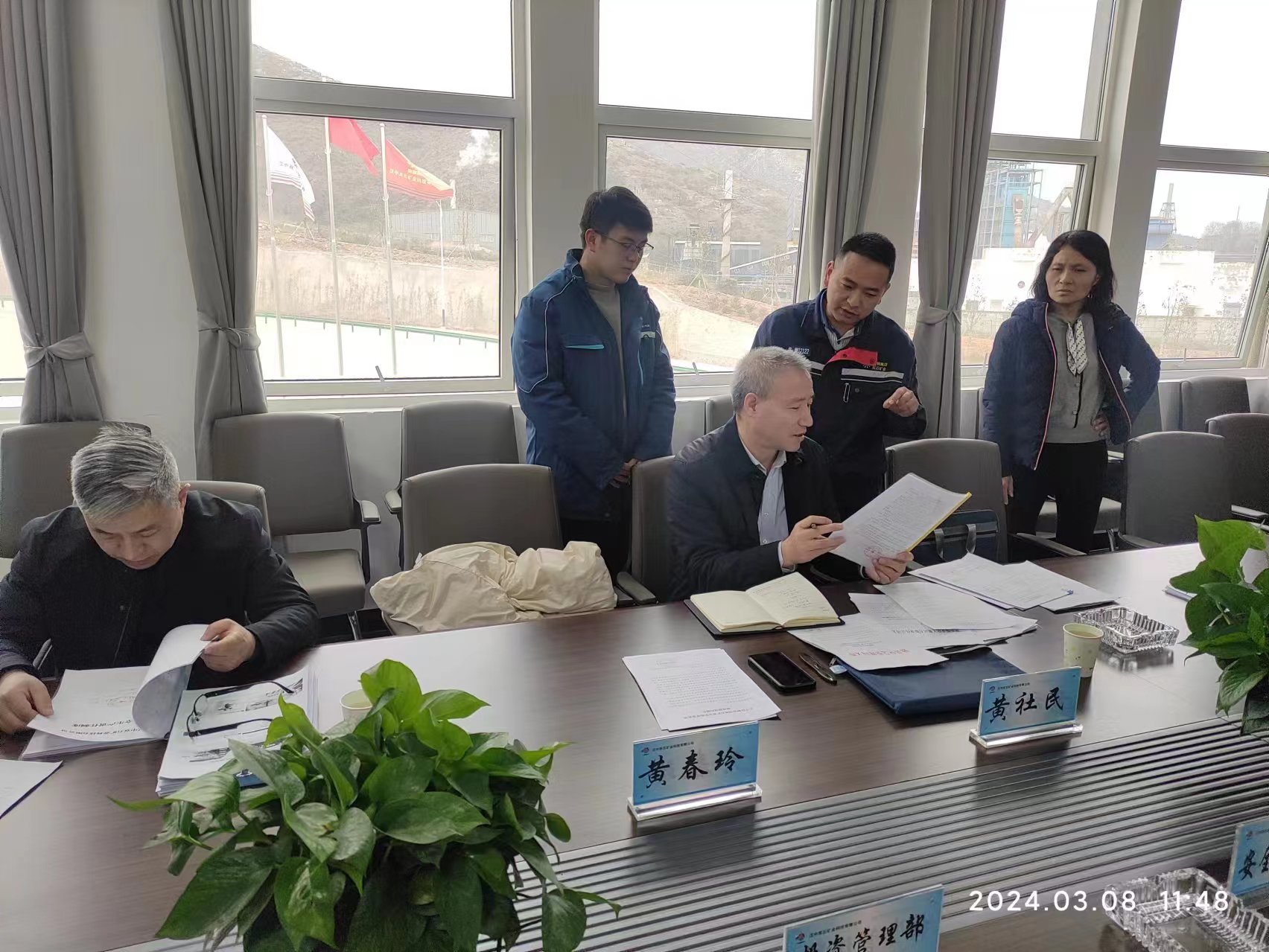 陕煤集团开展汉钢公司白云岩、石灰岩矿山开发（一期）节后复工及“两会”期间安全专项检查