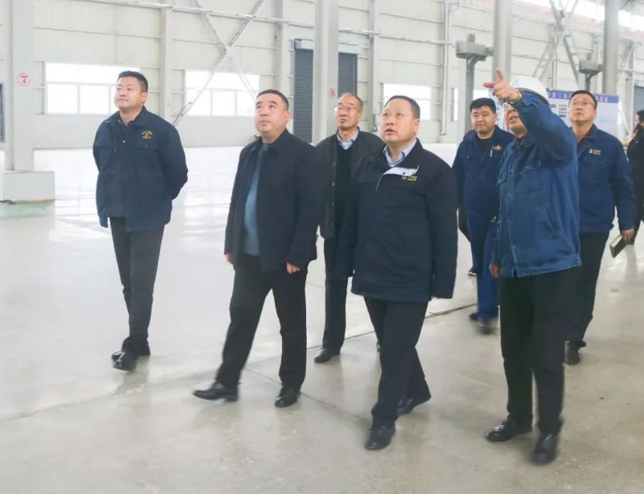 周永平到汉钢集团调研钢带冷轧热镀项目