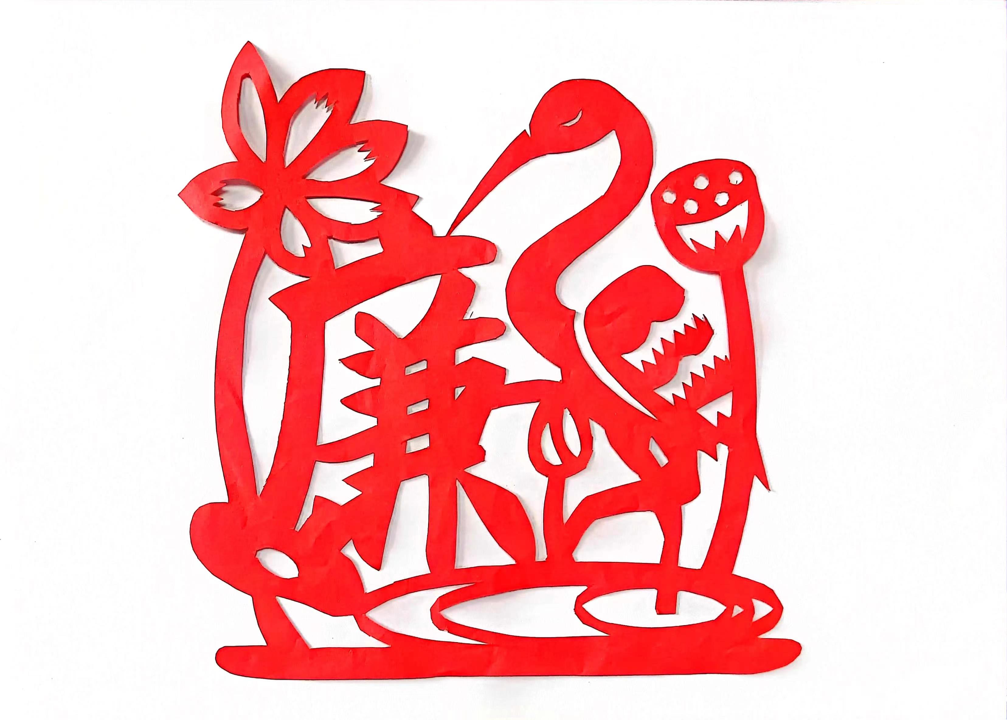 巧手传廉洁  剪纸倡廉风