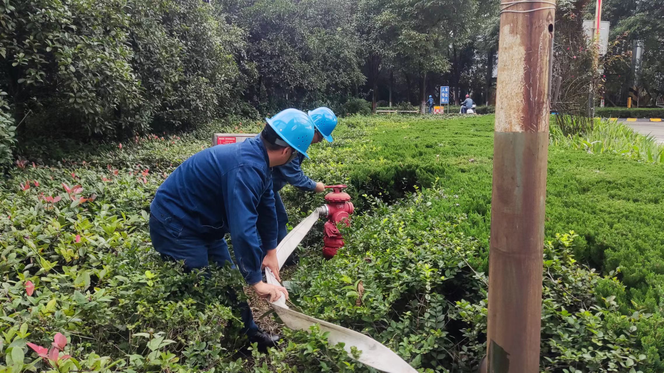 汉钢公司开展粉尘涉爆事故应急演练 汉钢公司开展粉尘涉爆事故应急演练