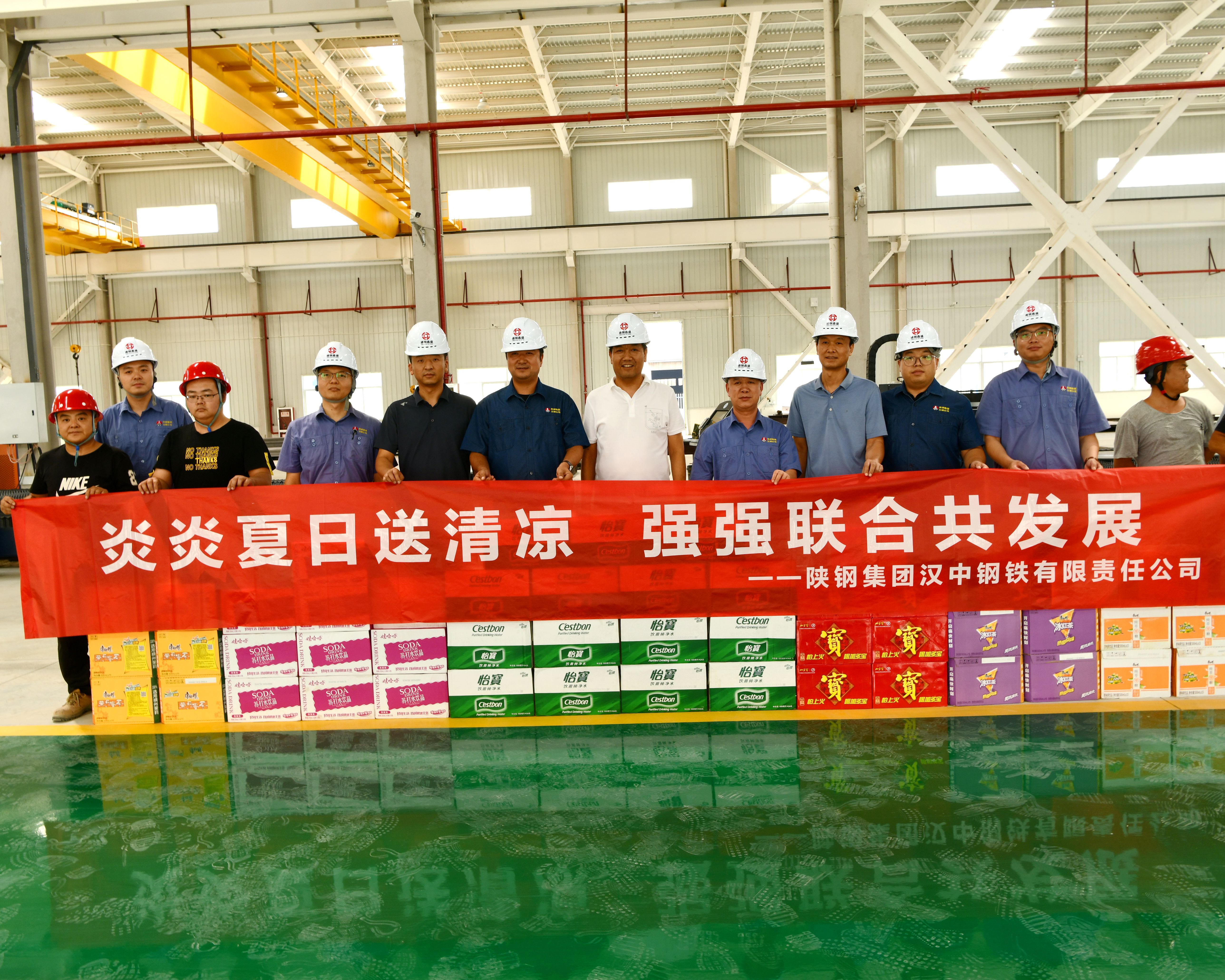 赵刚赴合作单位开展“送清凉”活动