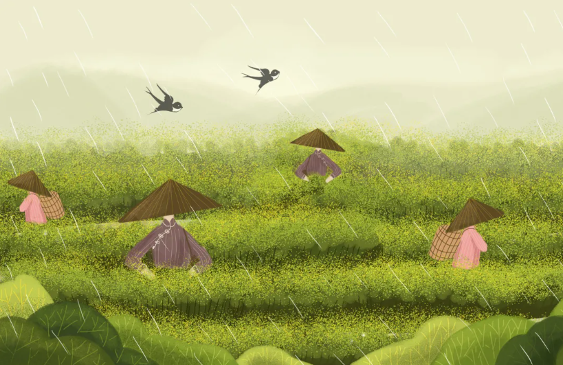 谷雨时节绘春图 谷雨时节绘春图