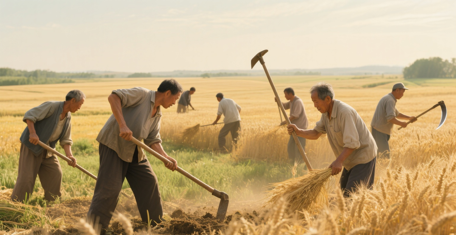 汉江畔的农忙诗行 汉江畔的农忙诗行