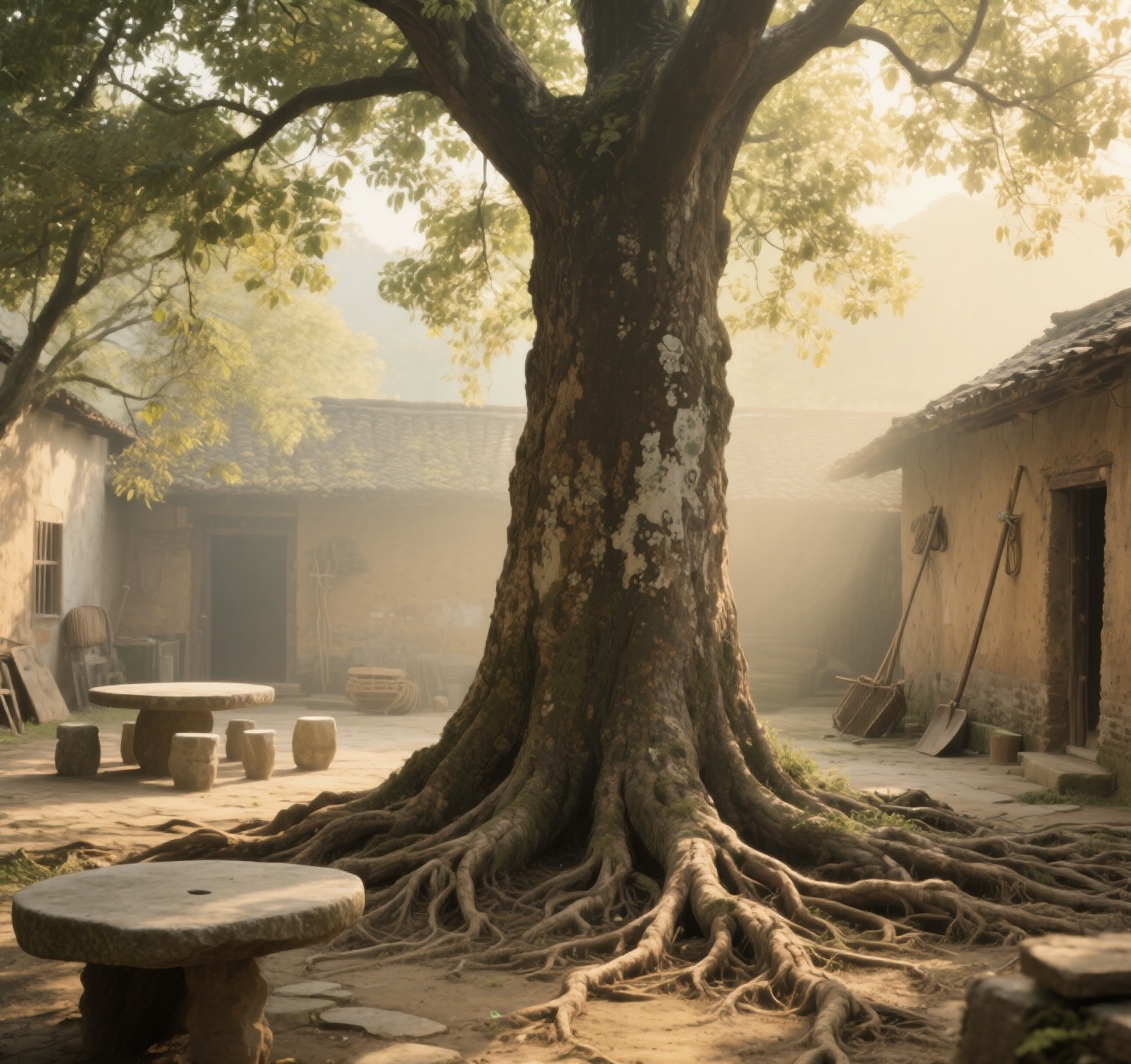 庭院深深,根脉相连 庭院深深,根脉相连