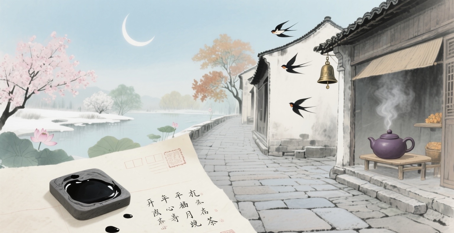 时光笺上的诗意长卷 时光笺上的诗意长卷