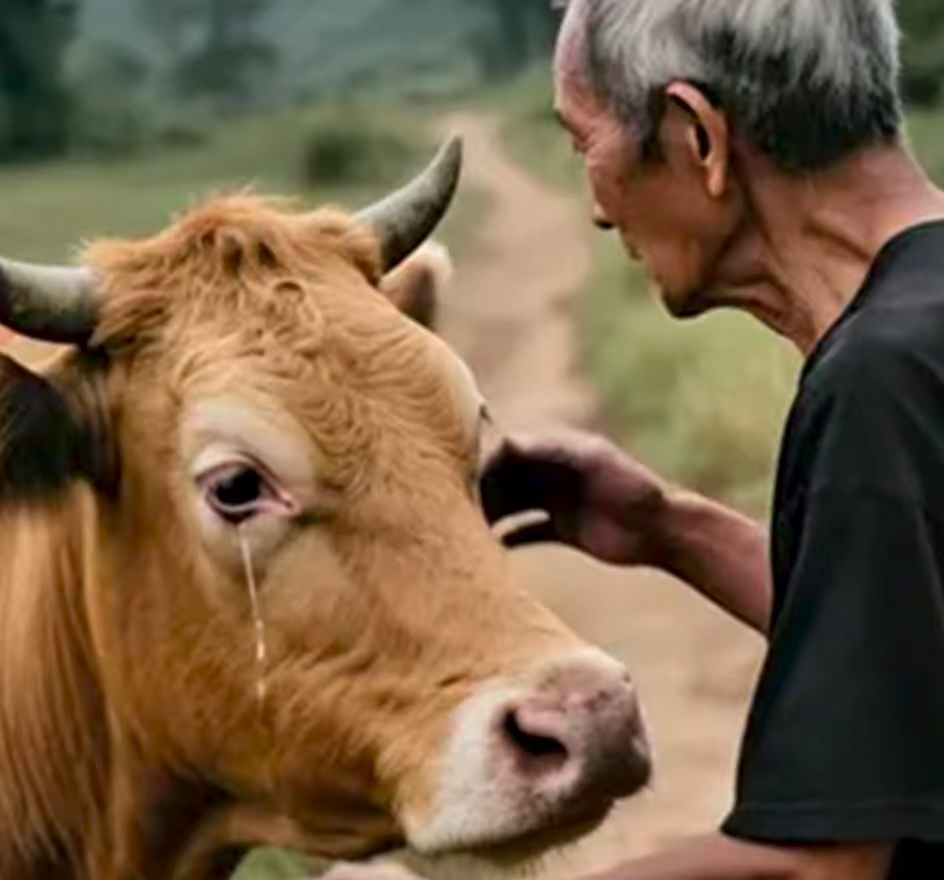 外公和老黄牛 外公和老黄牛