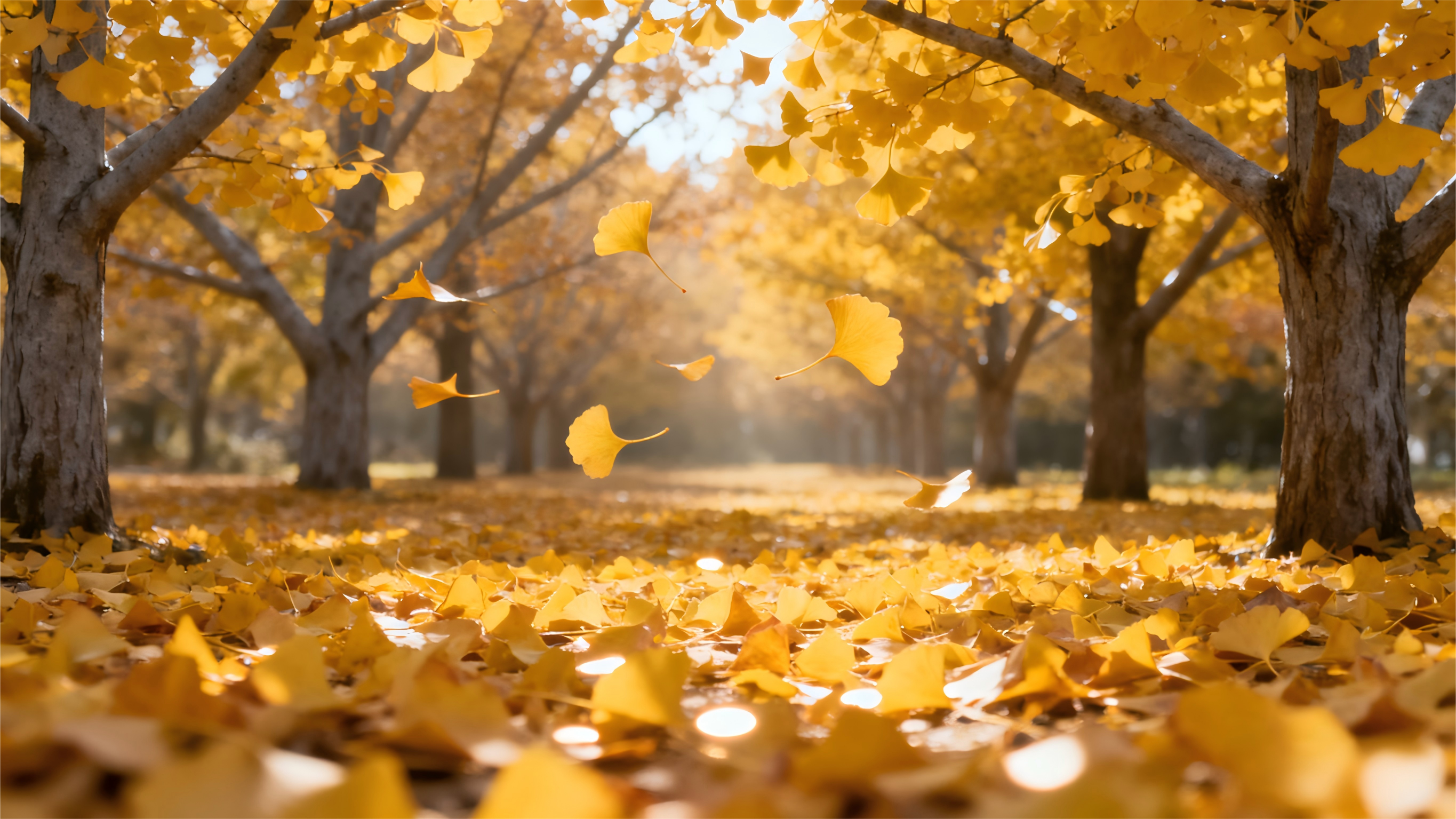 还是那片银杏林 还是那片银杏林