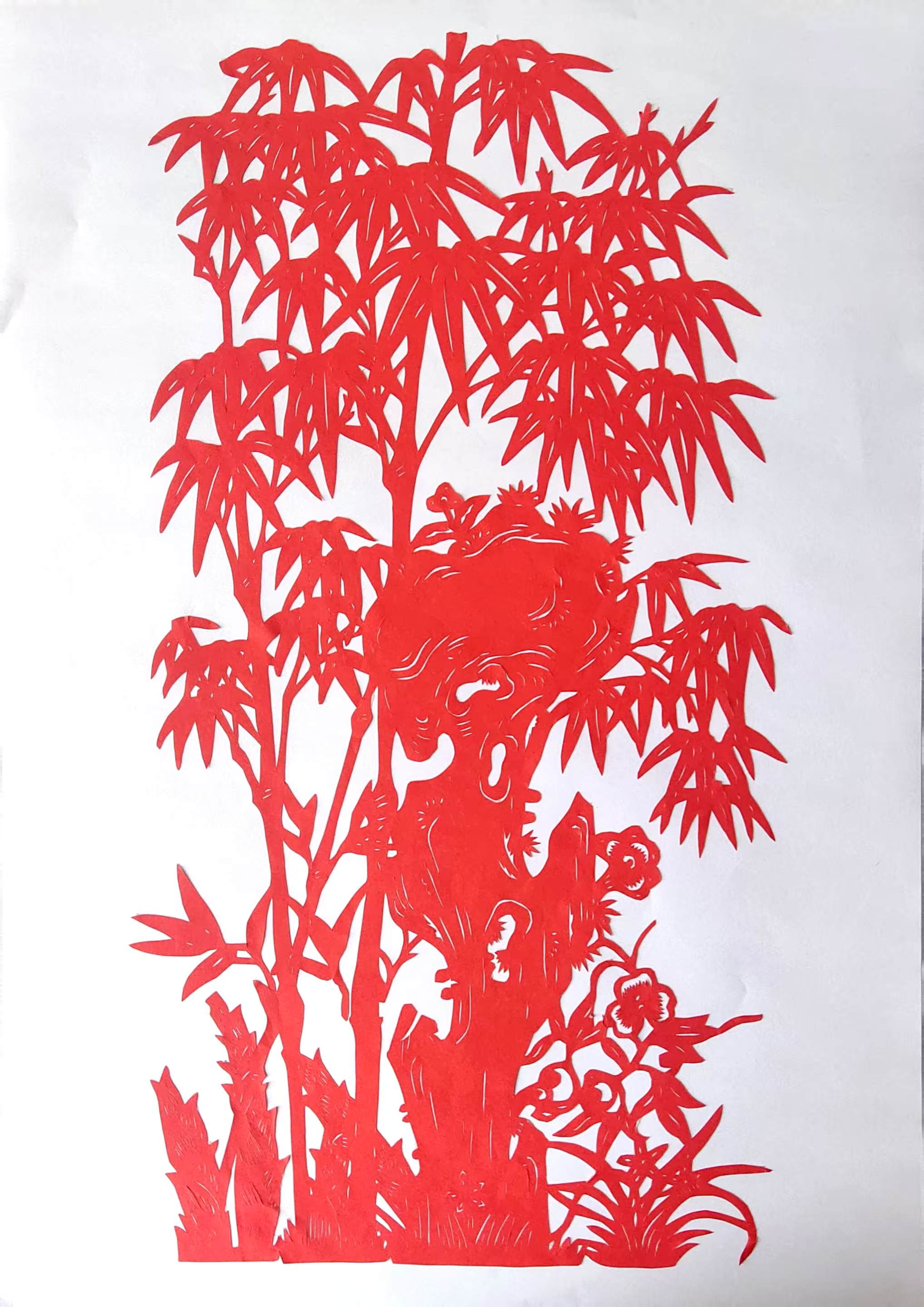 红纸裁“廉韵”