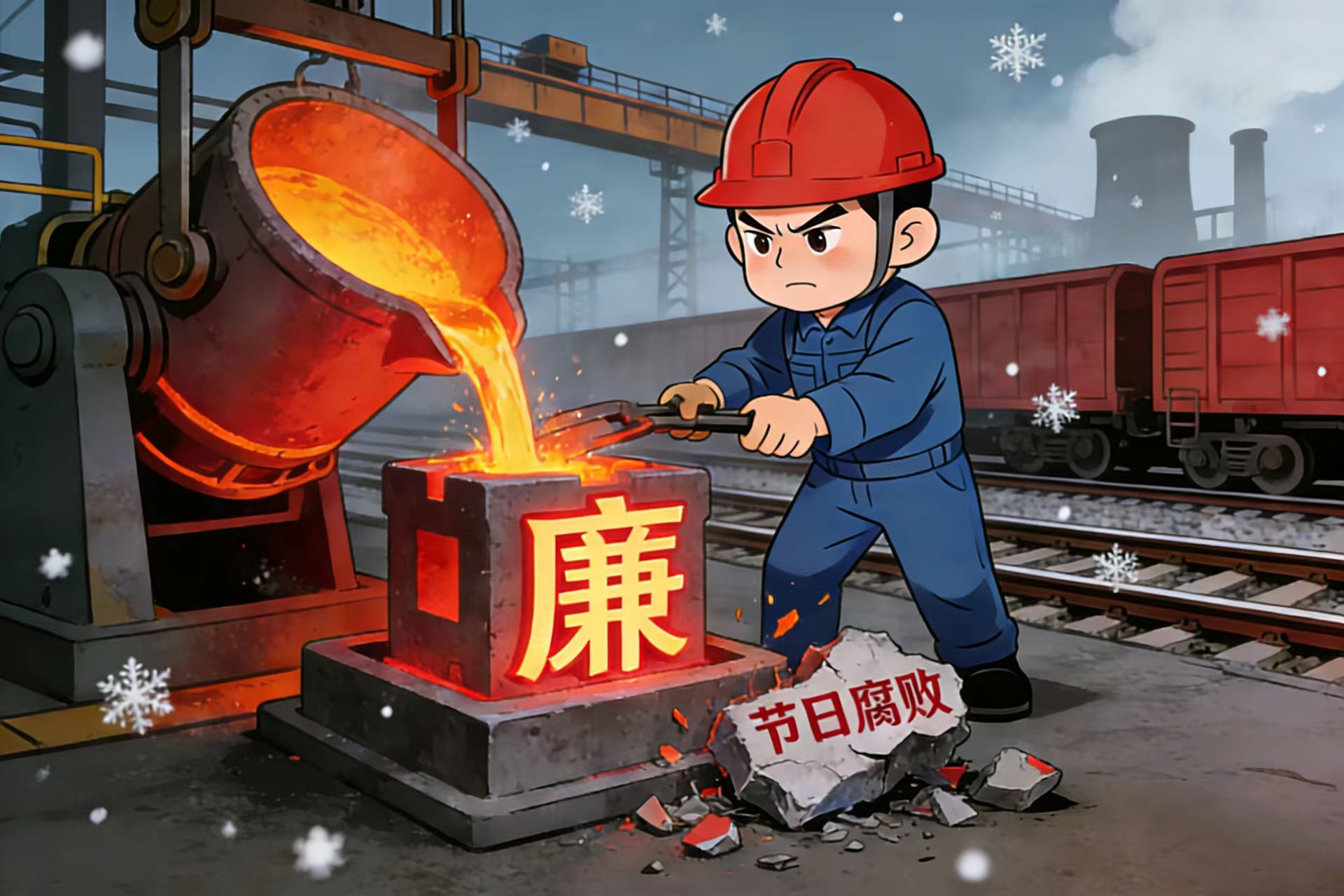 淬钢亦淬廉 元旦伴廉行