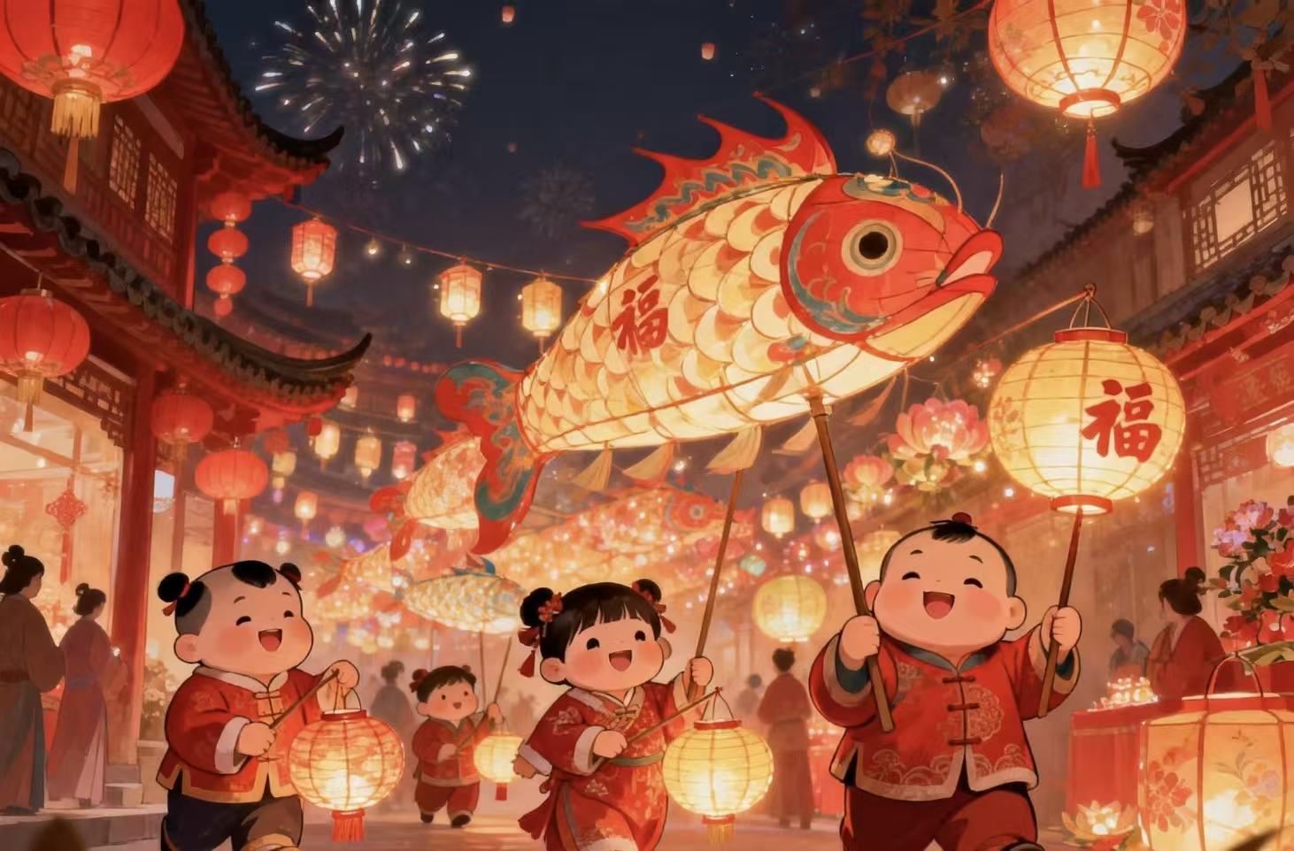 塬上灯火稠 儿时元宵闹