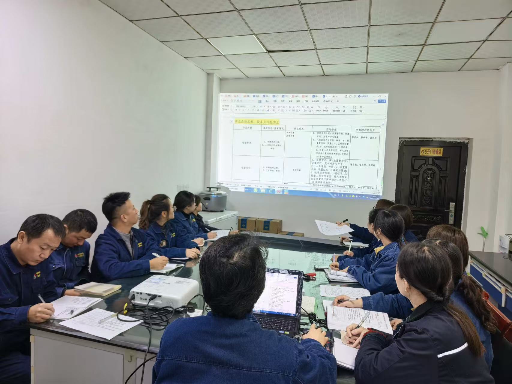 班前会“三步走” 步步为赢