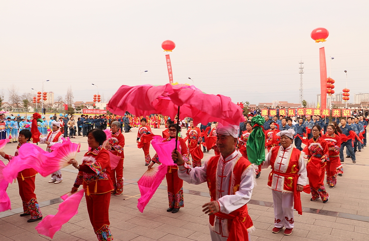 锣鼓秧歌闹元宵 ——汉钢公司举行“活力汉钢·喜闹元宵”系列活动 锣鼓秧歌闹元宵 ——汉钢公司举行“活力汉钢·喜闹元宵”系列活动