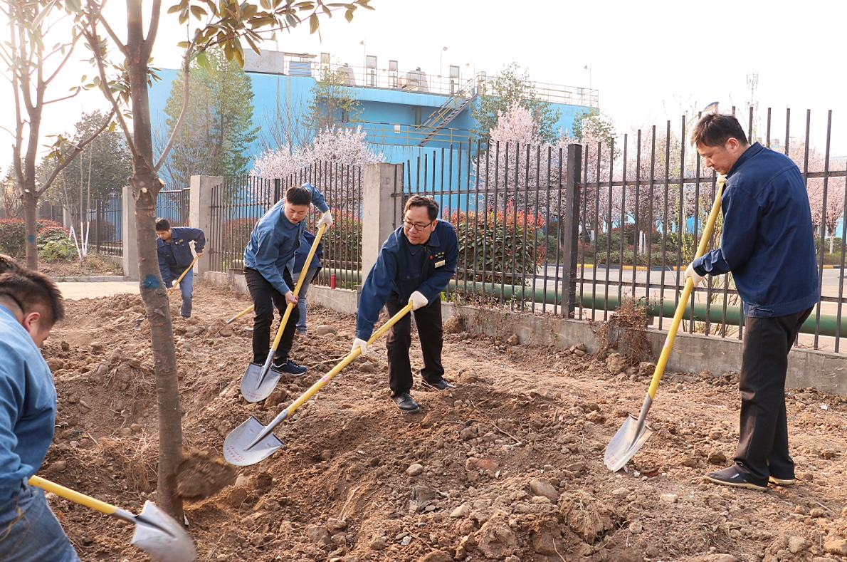 汉钢公司掀起“美丽汉钢,你我共创”扩绿行动 汉钢公司掀起“美丽汉钢,你我共创”扩绿行动