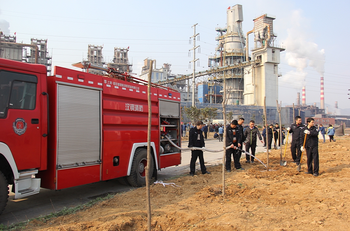 汉钢公司掀起“美丽汉钢,你我共创”扩绿行动 汉钢公司掀起“美丽汉钢,你我共创”扩绿行动