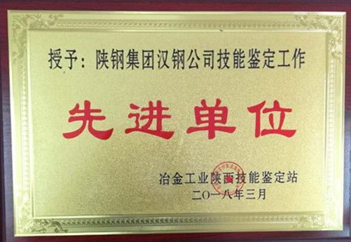 【金色荣誉】公司荣获“2017年度技能鉴定先进单位”荣誉 【金色荣誉】公司荣获“2017年度技能鉴定先进单位”荣誉