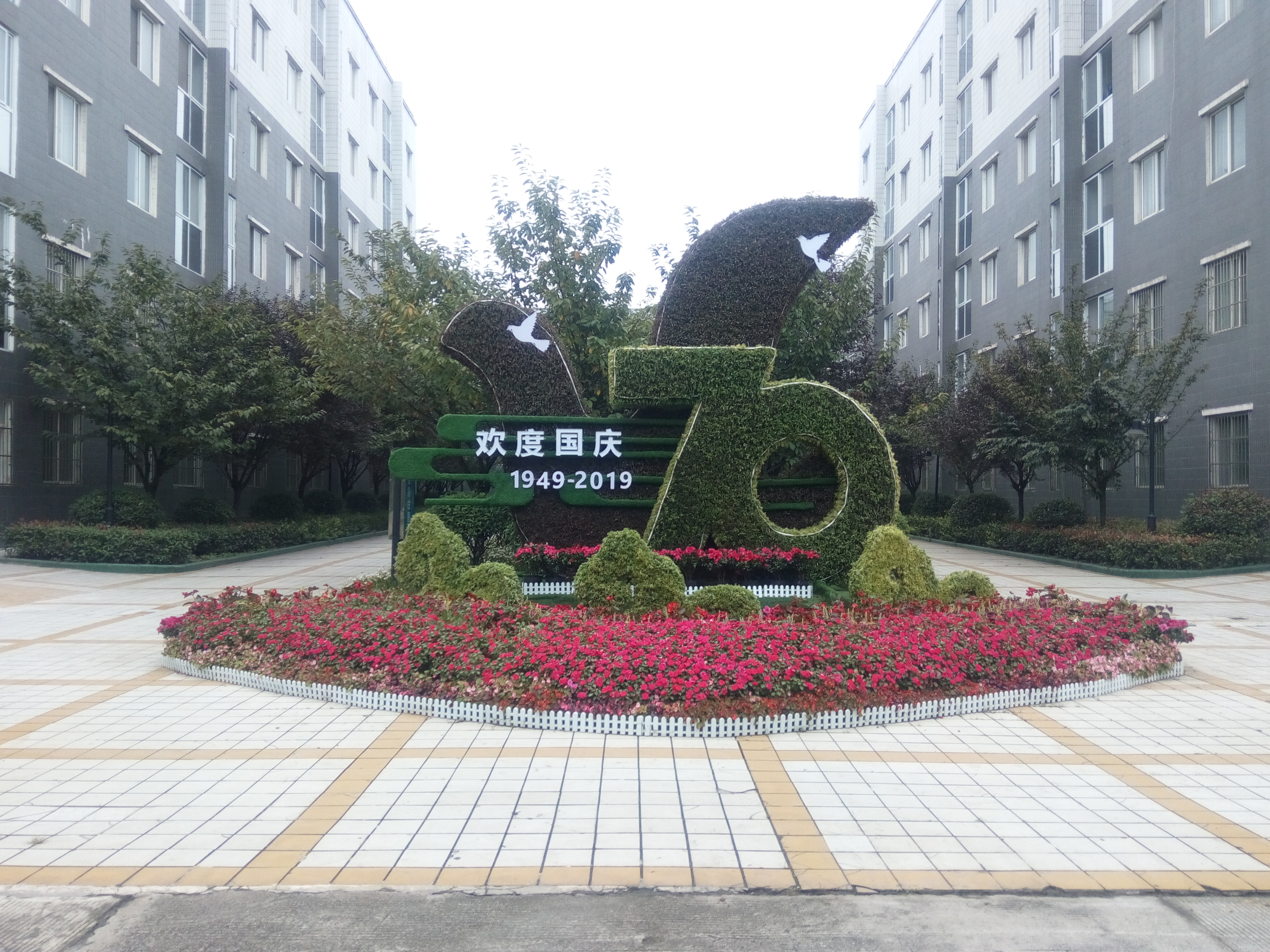 【基层动态】旅游后勤部“迎国庆”美化亮化助力第七届“陕钢杯”顺利召开