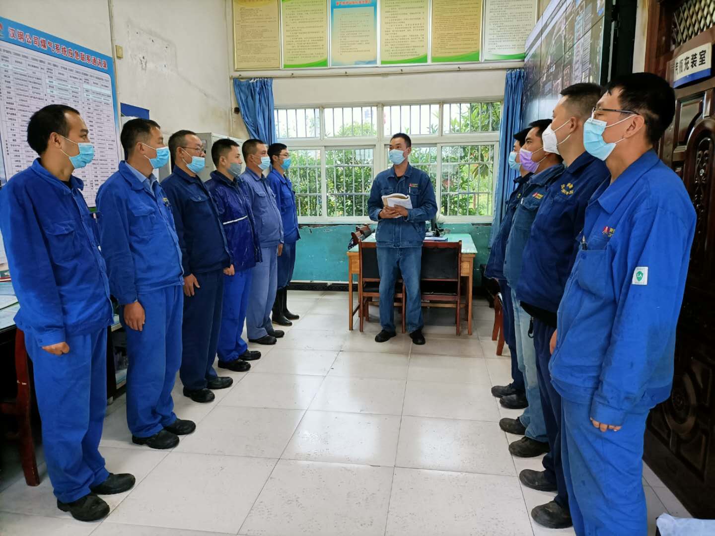 百日安全,煤气防护站这么做 百日安全,煤气防护站这么做