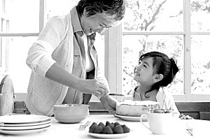 奶奶给的温暖全是爱