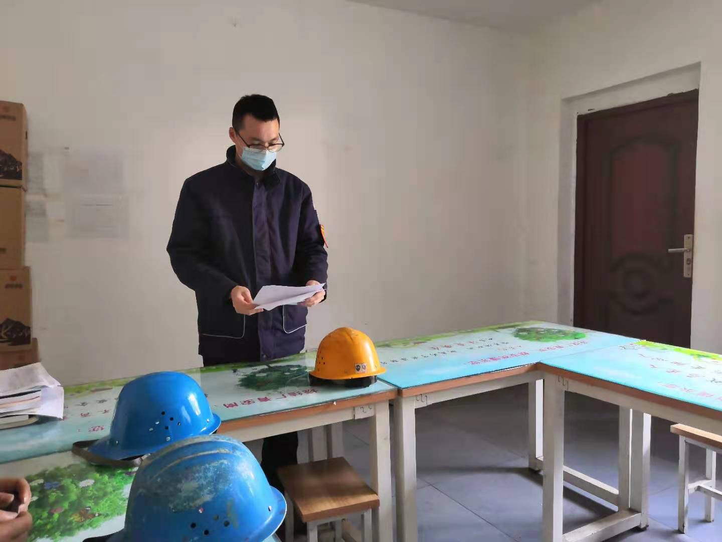 班前会释放大“能量”