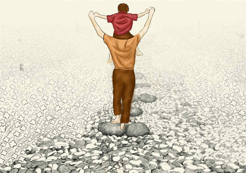 父爱深深，灯影重重